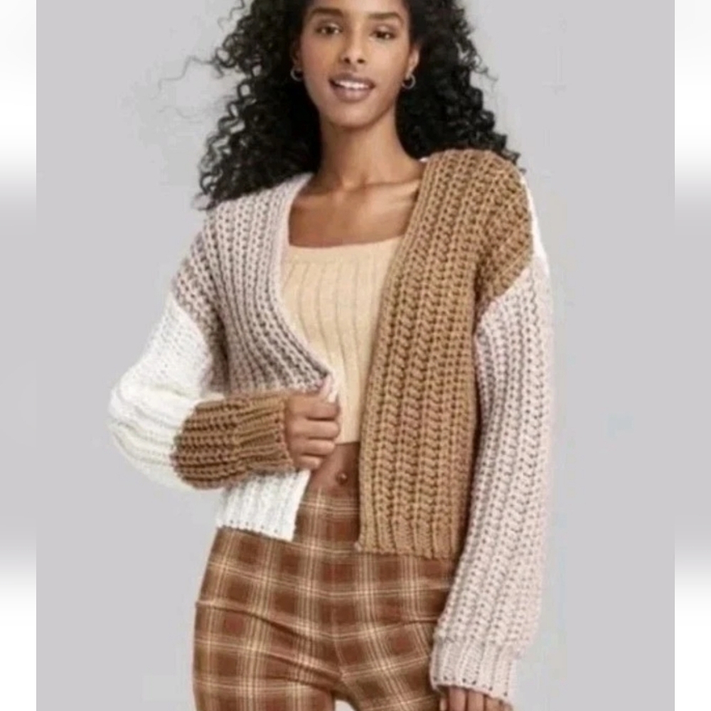 Wild Fable Multicolor Knit Cardigan